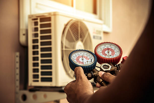 Professional Ductwork Repair technician working in Atkinson, IL